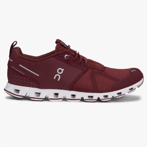 Burgundy Men's On Running Cloud Sneakers | WMJ6069UB
