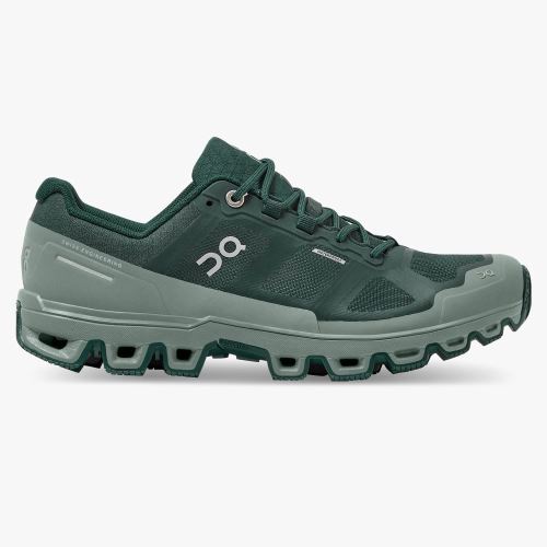 Green Women's On Running Cloudventure Trail Running Shoes | STI1386PX