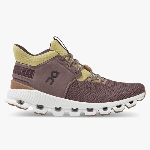 Light Burgundy Women's On Running Cloud Hi Sneakers | PZD7422NZ