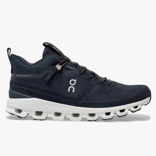 Navy Men's On Running Cloud Hi Sneakers | JSL3322IY