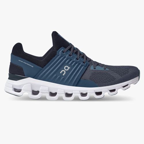 Navy Men's On Running Cloudswift Road Running Shoes | QLI8728SV