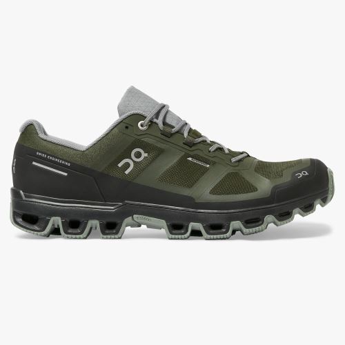 Olive Men's On Running Cloudventure Trail Running Shoes | WFZ3963RU