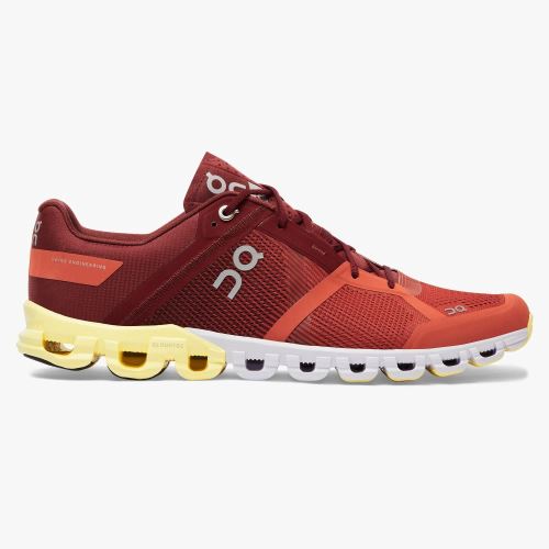 Red Men's On Running Cloudflow Road Running Shoes | DJI8071LH
