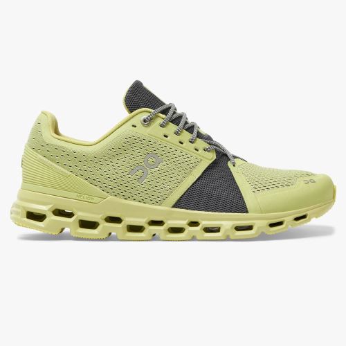 Yellow Men's On Running Cloudstratus Road Running Shoes | NSZ2245IR